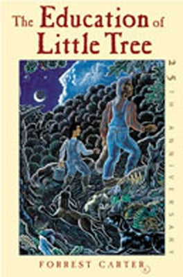 Paperback of The Education of Little Tree by UNM Press, showing the book's cover with title and author details.