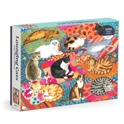 Lounging Cats 1000 Piece Puzzle Other Galison