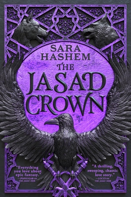 Paperback copy of The Jasad Crown by Orbit, showing the book cover with intricate artwork and title text.