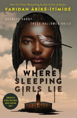Paperback of "Where Sleeping Girls Lie" by Square Fish featuring a dark, atmospheric cover with mysterious artwork.