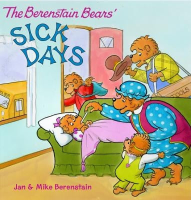 Paperback of The Berenstain Bears: Sick Days by HarperCollins, showing the book cover with colorful illustrated bears and a cozy scene.