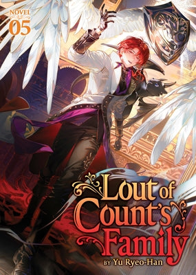 Paperback of Lout of Count's Family Vol. 5 novel by Seven Seas, featuring colorful cover art with characters from the series.