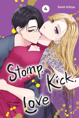 Paperback of "Stomp, Kick, Love, Vol. 4" manga by Yen Press featuring colorful cover art with characters in lively poses.