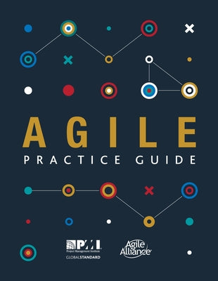 Paperback Agile Practice Guide by Project Management Institute, showing the book cover with title and branding.