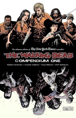 Paperback of The Walking Dead Compendium Volume 1 by Image Comics, featuring the cover with zombie artwork.