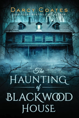 Paperback edition of The Haunting of Blackwood House by Poisoned Pen Press, showing the front cover with spooky house artwork.
