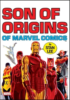Son of Origins of Marvel Comics paperback by Gallery 13, featuring vintage comic book cover art on the front.
