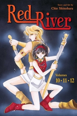 Red River 3-in-1 Edition Vol. 4 paperback manga by Viz Media, featuring colorful cover art and pages from the historical series.
