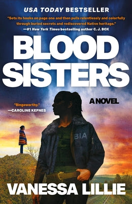 Paperback of Blood Sisters novel by Berkley Books, featuring the book cover with dark and dramatic imagery.
