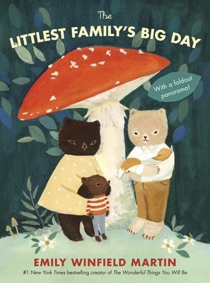 Colorful cover of "The Littlest Family's Big Day" board book by Random House Books for Young Readers, featuring animated family characters.
