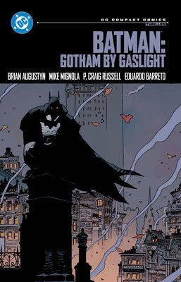 Paperback Batman: Gotham by Gaslight comic book by DC Comics, featuring Batman in Victorian Gotham City, front cover view
