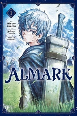 Paperback manga volume titled Almark, Vol. 1 by Yen Press, featuring colorful cover art with characters and stylized lettering.