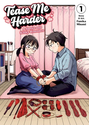 Paperback of "Tease Me Harder: A Sweet and Kinky Romance Vol. 1" by Seven Seas, featuring colorful, illustrated cover art.