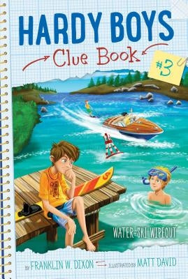 Paperback water-ski wipeout book by Aladdin Paperbacks featuring a colorful cover illustrating a water-skiing accident scene.