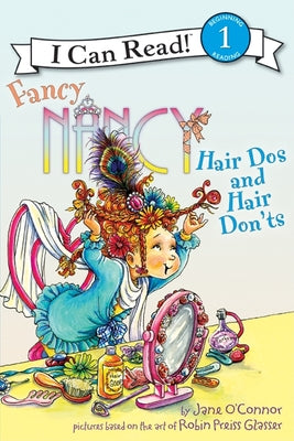 Paperback book titled Hair Dos and Hair Don'ts by HarperCollins, featuring a colorful cover with hair styling tips and illustrations.