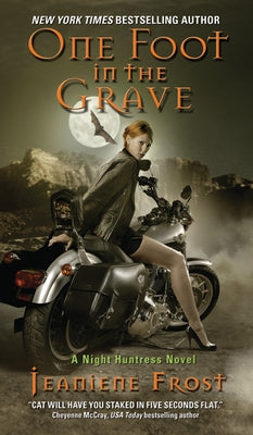 Mass market paperback of "One Foot in the Grave" by Avon Books, showing the book cover with dark and spooky artwork.