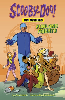 Funland Frights paperback book by Picture Window Books, featuring a spooky amusement park scene on the cover.