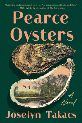 Pearce Oysters paperback book by Zibby Publishing with a cover featuring an oyster illustration on a white background.