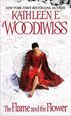 Mass Market paperback of "The Flame and the Flower" by Avon Books, showing the book cover with floral design and title.