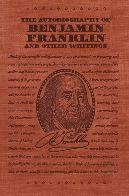 Paperback copy of The Autobiography of Benjamin Franklin and Other Writings by Canterbury Classics, featuring a cover with classic design.