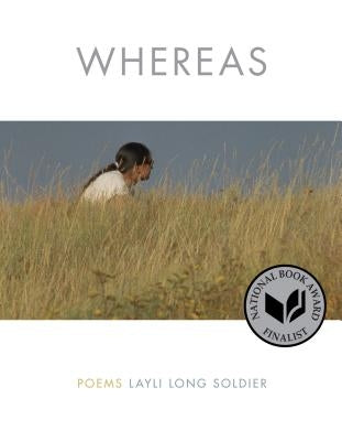 Paperback of "Whereas: Poems" by Graywolf Press, featuring the book cover with title and author details.