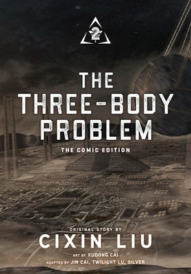 Paperback of The Three-Body Problem, Vol. 2 comic edition by Yen Press, showing the cover art with vibrant illustrations.