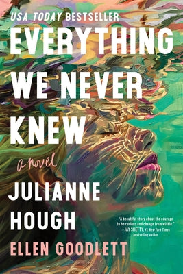 Paperback of "Everything We Never Knew" by Sourcebooks Landmark, featuring a book cover with artistic design and title text.