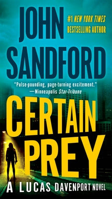 Cover of the mass market paperback book "Certain Prey" by G.P. Putnam's Sons, showing the book's title and cover design.