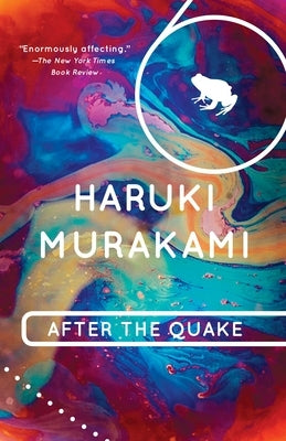 Vintage paperback book titled "After the Quake" with a cover featuring abstract artwork and bold typography.