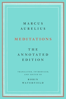 Paperback of Meditations: The Annotated Edition by Basic Books, showing the book cover with text and design details.