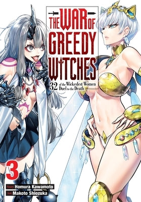Paperback of The War of Greedy Witches, Vol. 3 by Yen Press featuring cover art with witches and fantasy illustrations.