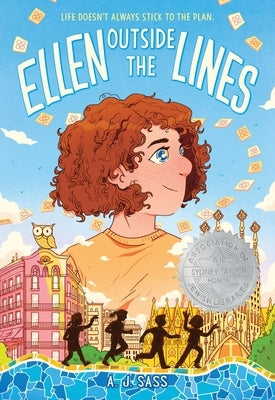Paperback of "Ellen Outside the Lines" by Little, Brown Books for Young Readers, featuring colorful cover art with abstract illustrations.