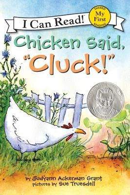 Paperback of "Chicken Said, Cluck!" by HarperCollins, featuring colorful Easter and springtime illustrations for kids.