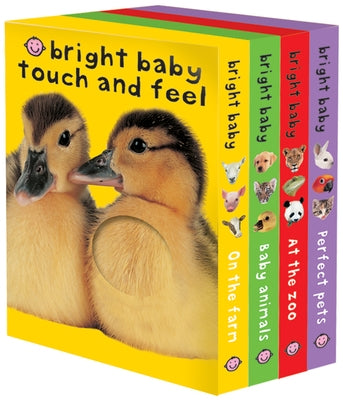 Bright Baby Touch & Feel Boxed Set: On the Farm, Baby Animals, at the Zoo and Perfect Pets Other Priddy Books Us