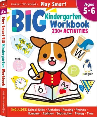 Play Smart Big Kindergarten Workbook: 240pages, Ages 5 to 6 Paperback Gakken