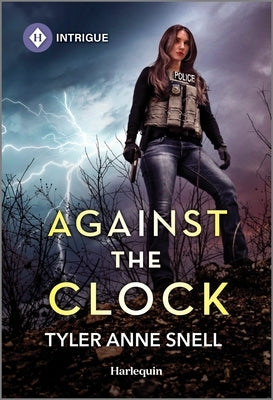 Mass market paperback of "Against the Clock" by Harlequin Intrigue, featuring a suspenseful cover design with a clock and mysterious background.