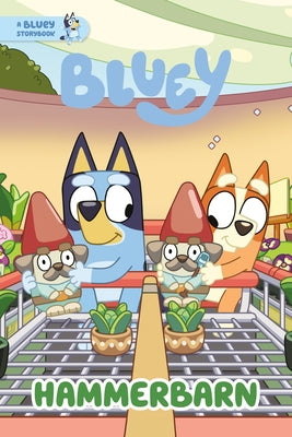 Paperback Bluey storybook by Penguin Young Readers Licenses featuring colorful illustrations of Bluey on the cover.