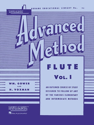 Rubank Advanced Method - Flute Vol. 1 Paperback Rubank Publications