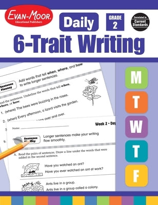 Daily 6-Trait Writing, Grade 2 Teacher Edition Paperback Evan-Moor Educational Publishers