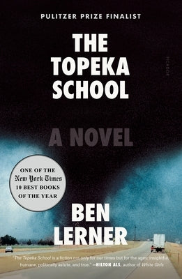 Paperback edition of The Topeka School by Picador USA, featuring a close-up of the book cover with title and author details.