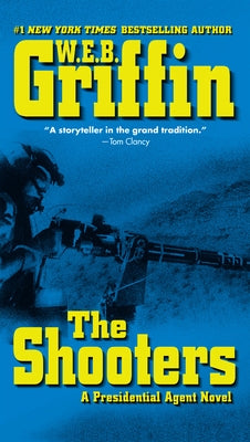 Cover of "The Shooters" mass market paperback by G.P. Putnam's Sons featuring a dramatic illustration.