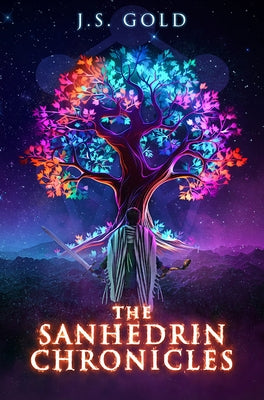 Paperback of The Sanhedrin Chronicles by Histria Sci-Fi & Fantasy, featuring cover art with futuristic and mythic design elements.