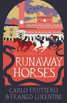 Paperback of "Runaway Horses" by Bitter Lemon Press featuring a minimalist cover design with Japanese-inspired artwork.