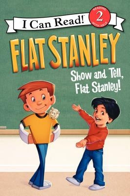 Paperback Flat Stanley: Show-And-Tell book by HarperCollins featuring a colorful cover with Flat Stanley character.