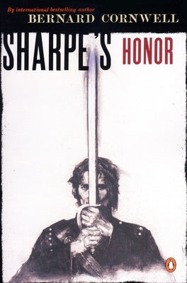 Paperback of Sharpe's Honor by Penguin Books, depicting the book cover with historical military artwork from the Vitoria Campaign.
