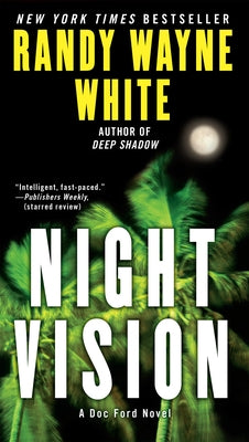 Night Vision mass market paperback book by G.P. Putnam's Sons, showing the front cover with dark and mysterious imagery.