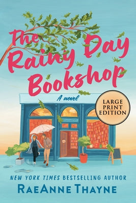 Paperback of The Rainy Day Bookshop by Mira Books featuring a cozy bookstore scene with books and warm lighting.