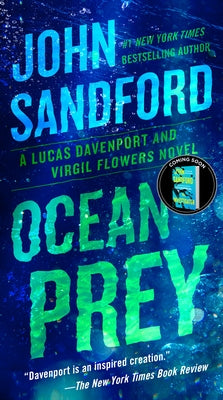 Cover of Ocean Prey mass market paperbound novel by G.P. Putnam's Sons featuring ocean-themed artwork and bold title text.