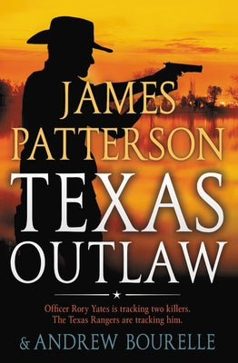 Paperback of Texas Outlaw novel by Little Brown and Company, showing the book cover with bold title and Texas-themed artwork.