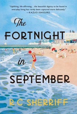 Paperback copy of "The Fortnight in September" novel by Scribner Book Company, showing the book cover.